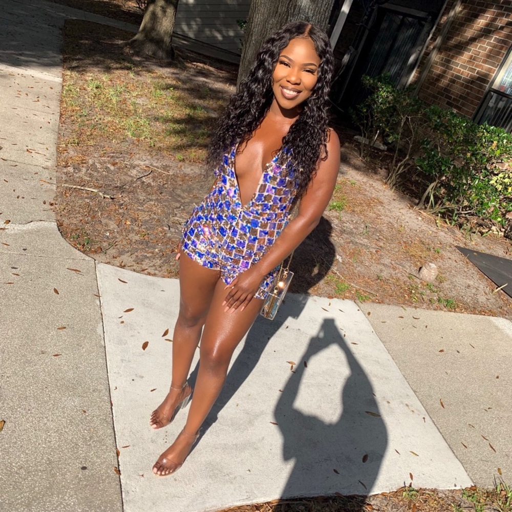 Sequin Romper